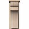 Ekena Millwork Yorktown Smooth Corbel w/Backplate, Douglas Fir, 7 1/2"W x 12"D x 20"H COR08X12X20YOR01SDF - alternate 3